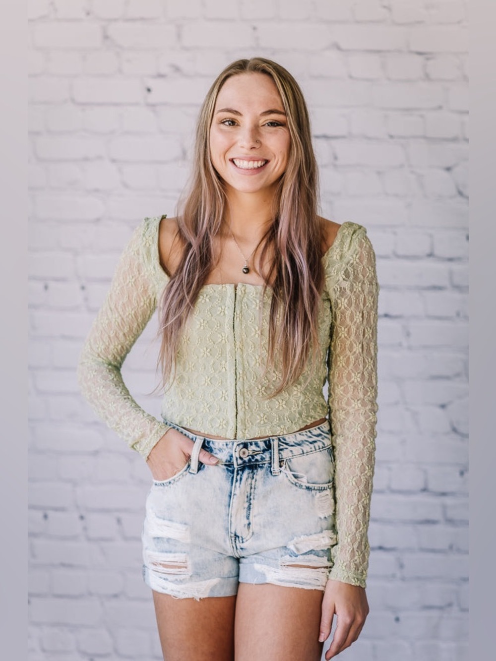 Mable Lace Crop Top